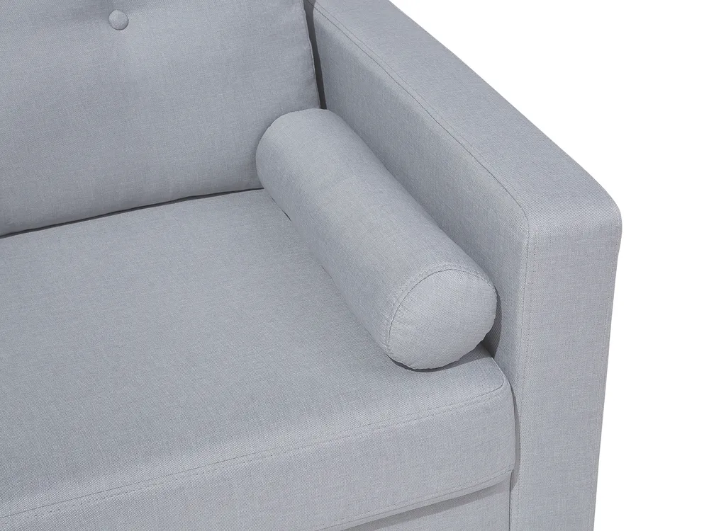Sofa 2 Seater KALMAR Fabric Light Grey_755679