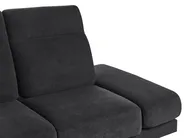 Sofa 3 Seater IKAST Fabric Black_969297