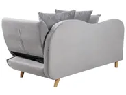 Right-Hand Chaise Longue MERI with Storage Velvet Light Grey_903522