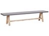 Banc de jardin 200 cm gris TONNARE_930620