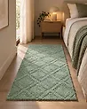 Rug HATAY Light Green 80 x 150 cm Cotton