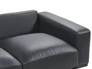 Set da salotto 6 posti SOVIK Pelle sintetica Nero_1041386
