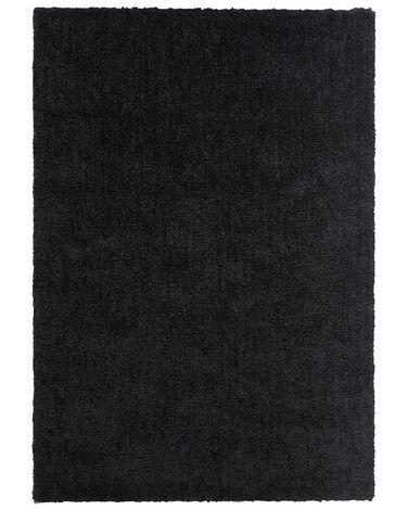 Tappeto shaggy nero 160 x 230 cm DEMRE