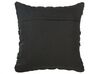 Set di 2 cuscini cotone macramè nero 45 x 45 cm MUDANYA_768933