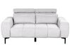 2 Seater Fabric Sofa Grey VEGAMO_925033