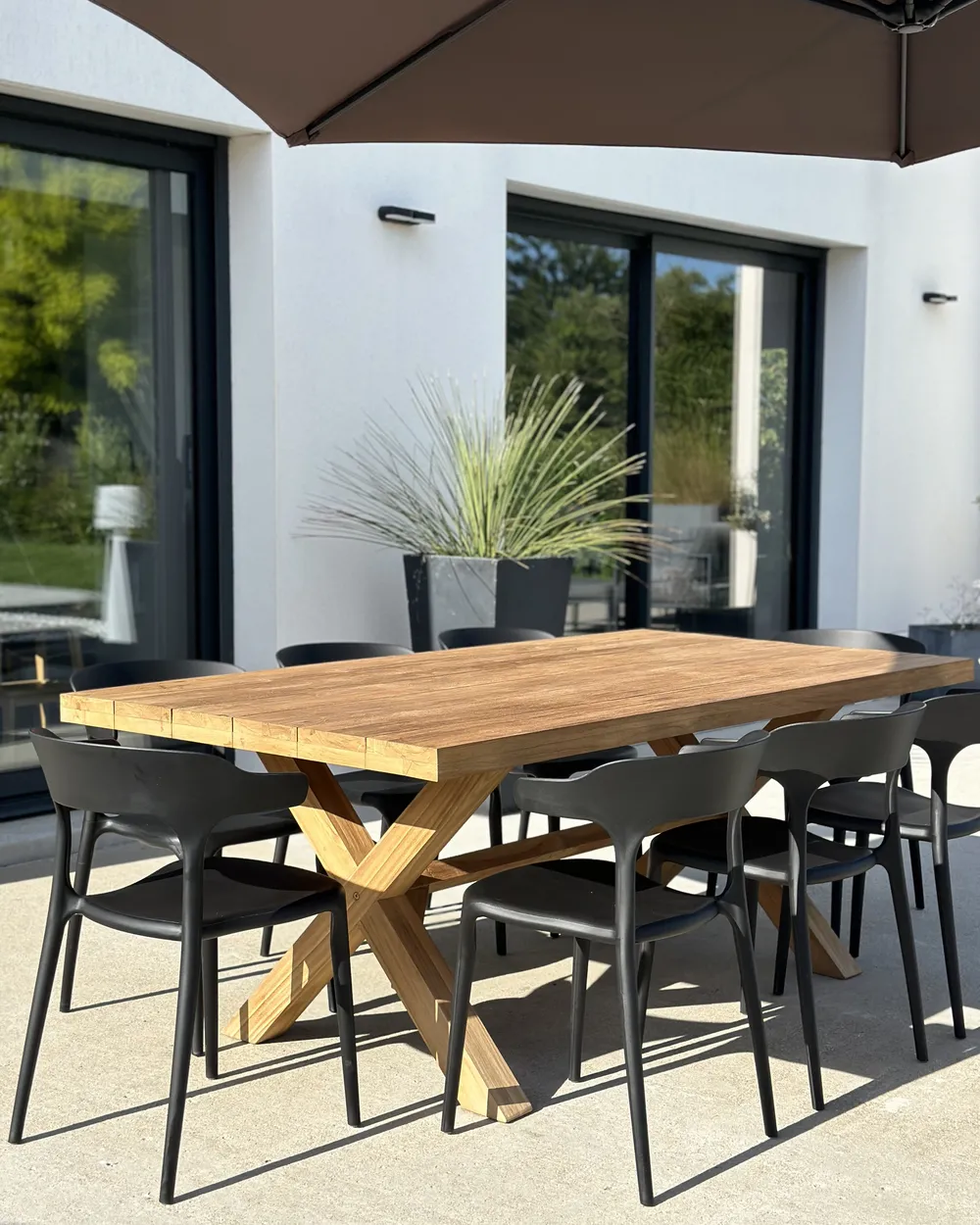 Set di 8 sedie da pranzo GUBBIO Nero_940188