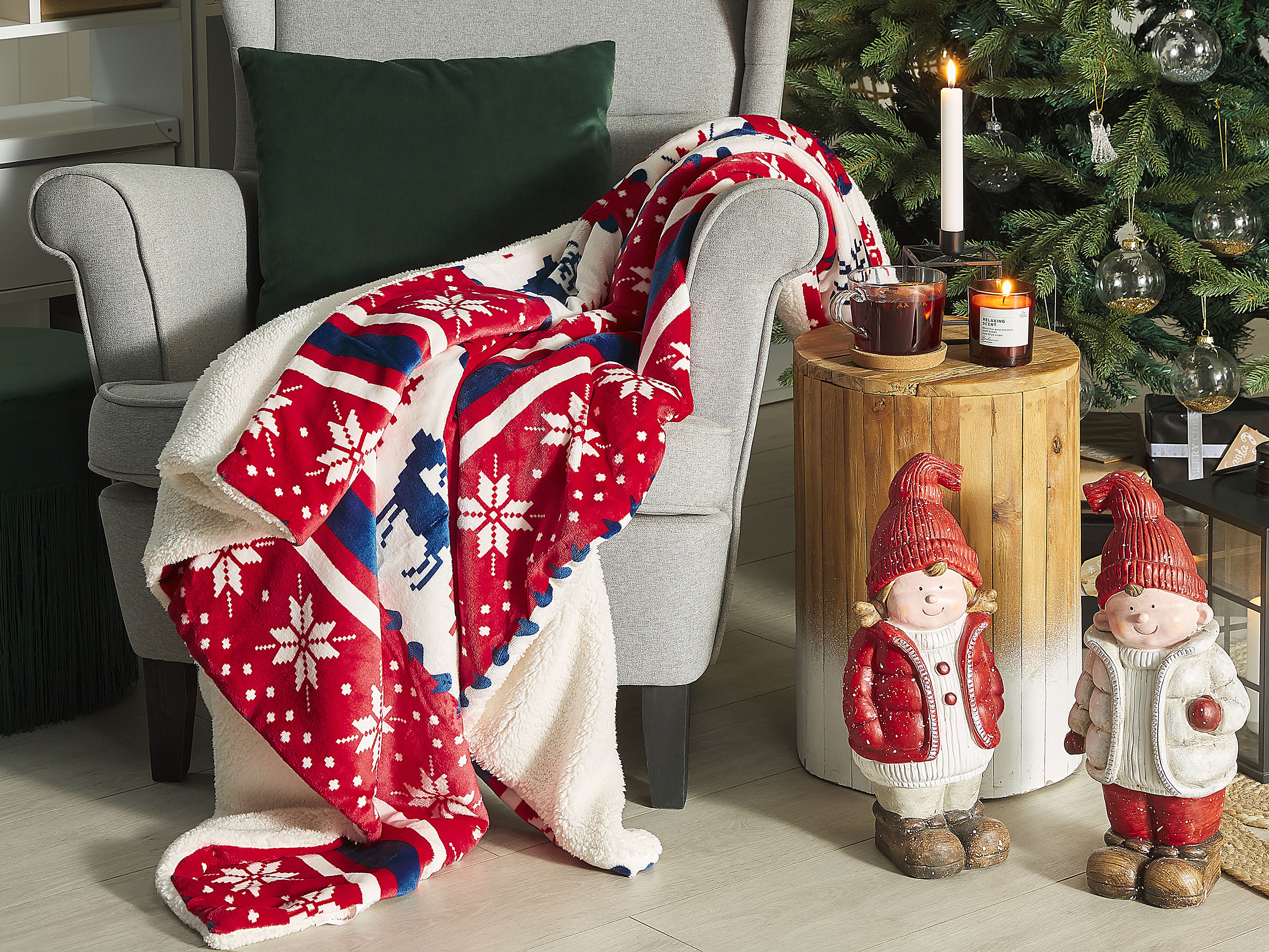 Blanket REKA 150 x 200 cm Red_1179805