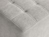 Fabric Footstool Light Grey KANSAS_924400