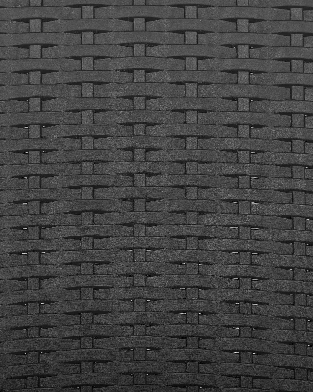 Set of 2 Garden Chairs FOSSANO Synthetic Material Graphite Grey_744638