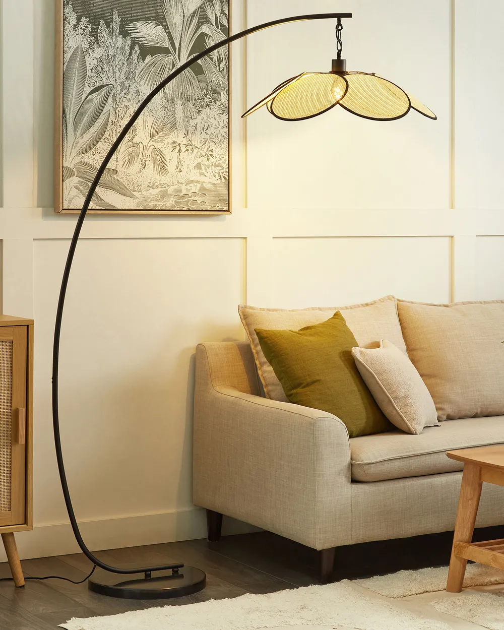 Lampa podłogowa MERRICA Metal Czarny