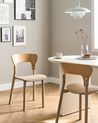 Set di 2 sedie da pranzo WALDEN Beige chiaro