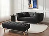 Sofa 2 Seater HABO Fabric Black