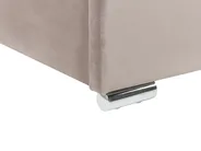 Ottoman Bed ROUEN Velvet Taupe 180 x 200 cm (EU Super King)_843858