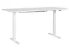 Biurko regulowane elektrycznie DESTINES 180 cm x 80 cm Biały