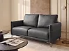 Sofa 2 Seater CILENS Fabric Black