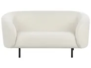 Divano 2 posti LOEN Bouclé Bianco_964845