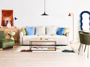 Floor Lamp RIMAVA Adjustable Metal Orange_1008555