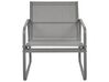 4 Seater Metal Garden Sofa Set Grey BARREA_921806