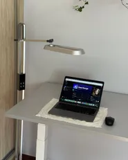 Electric Adjustable Standing Desk DESTINES 120 cm 72 cm Grey/ White_1172612
