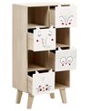 Libreria a 4 piani legno chiaro RUPERT_935005