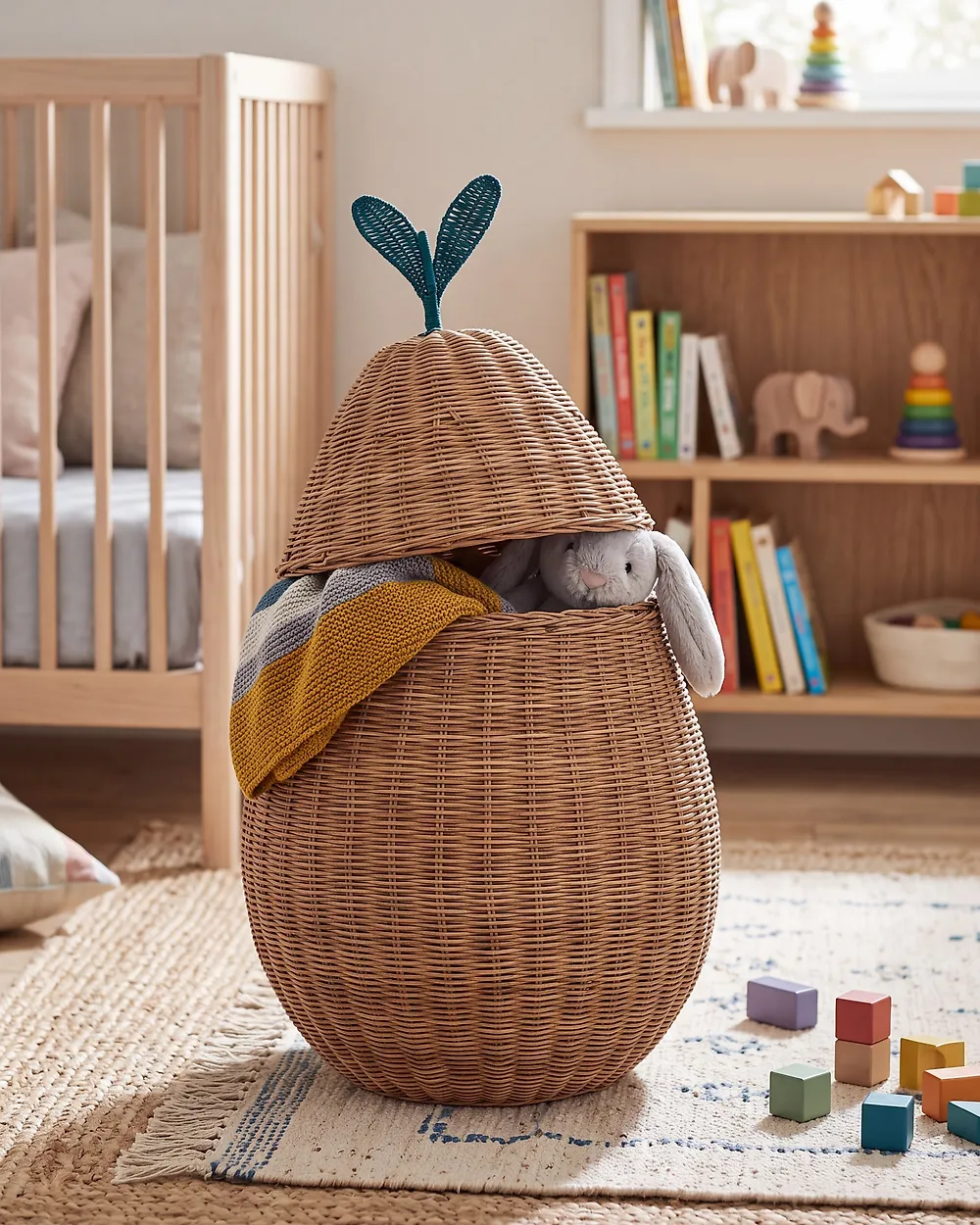 Cestino per bambini Pera VAGSOY Rattan Naturale_1175010