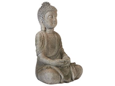 Koriste Buddha magnesiumoksidi harmaa 41 cm VALLOIRE