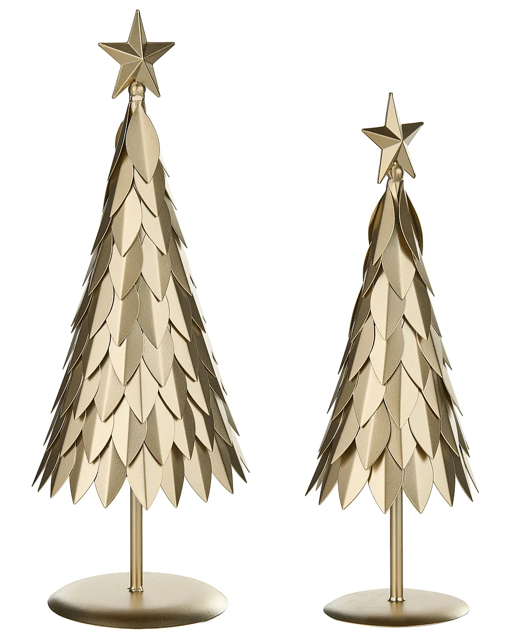 Kétdarabos dekorfigura szett KEMIJOKI 41/48 cm Karácsonyfa Arany