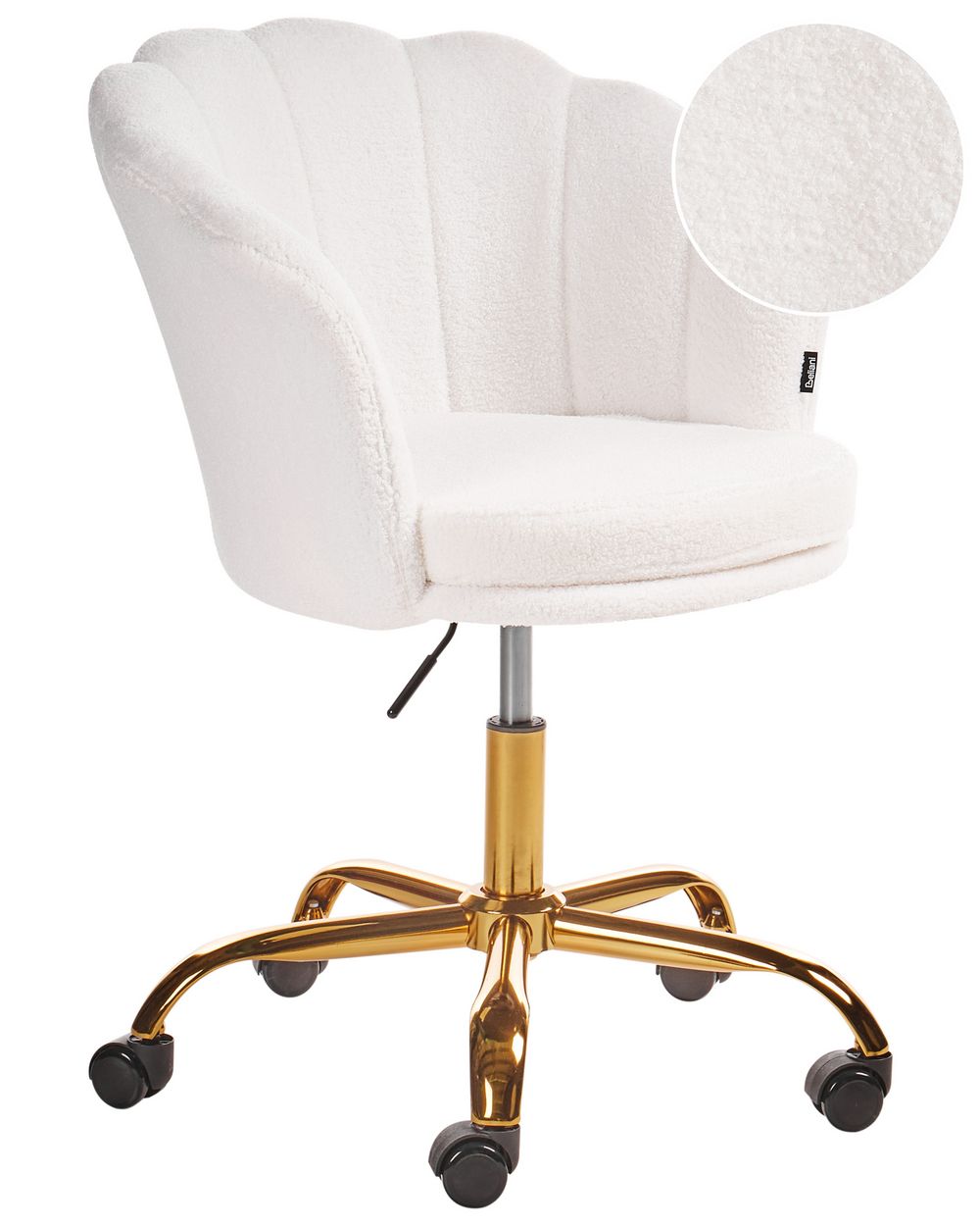 White and gold executive chair discount