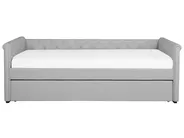 Trundle Bed Fabric LIBOURNE 80 x 200 cm (EU Small Single) Light Grey_770665