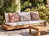 Set of 3 Outdoor Cushions MANZANIT Striped 30 x 50 cm 45 x 45 cm Light Red