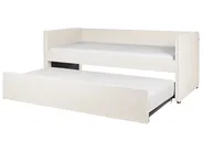 Trundle Bed Boucle TROYES 90 x 200 cm (EU Single) Light Beige_907950