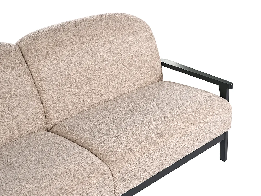 Sofa dla 2 osób PILARNE Boucle Beżowy_1159308