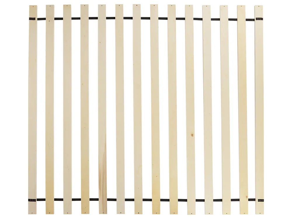 Bed Rattan BOUSSICOURT 160 x 200 cm (EU King Size) Light Brown_1011639