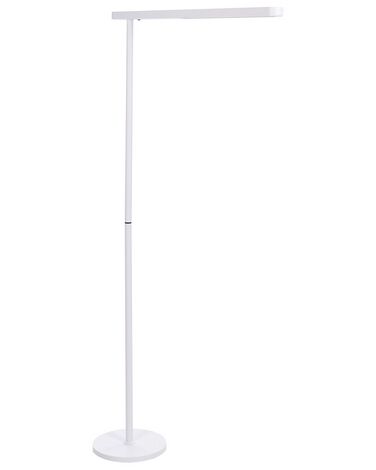 Lampa podłogowa LED metalowa biała PERSEUS