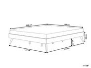 Letto senza testata BERRIC 120 x 200 cm Frasino scuro_1113833