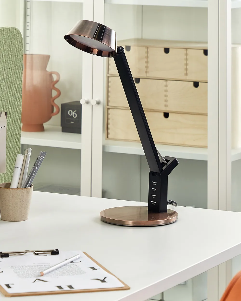 Lampada da scrivania a LED CHAMAELEON con dimmer Metallo Rame_854115