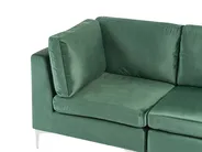Modular Sofa 3 Seater EVJA Velvet Green_1068406