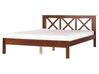 Letto matrimoniale legno scuro 160 x 200 cm TANNAY_930995