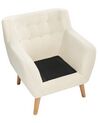 Fabric Armchair Light Beige MOTALA_929473