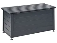Skrzynia ogrodowa CAMPALTO 123 cm 60 cm Metal Ciemnoszary_937957