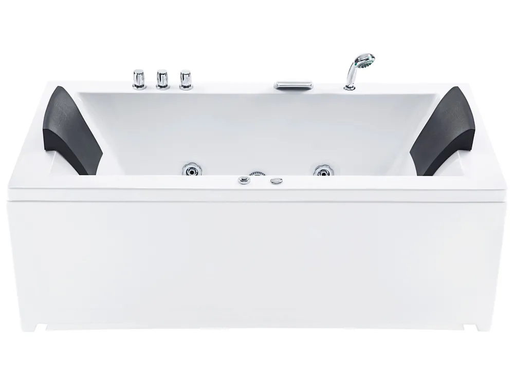 Corner Hot Tub with LED VARADERO 1830 x 900 mm White Left Hand_850694