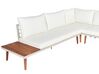 Loungeset 5-zits acaciahout off-white CORATO_920253