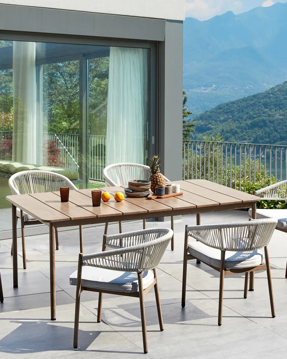 Metal garden dining furniture clearance
