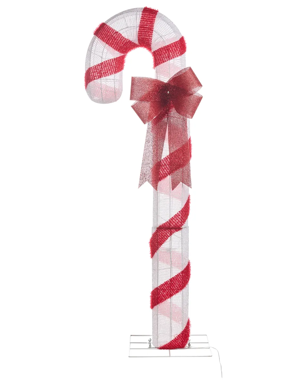 Outdoor Decoration LED ALARNI 150 cm Candy Cane Red_1015249