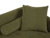 Chaise longue tessuto verde lato sinistro GONESSE_927627