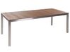 Ensemble table et chaises de jardin 6 places en bois de teck clair certifié VIAREGGIO II_882933