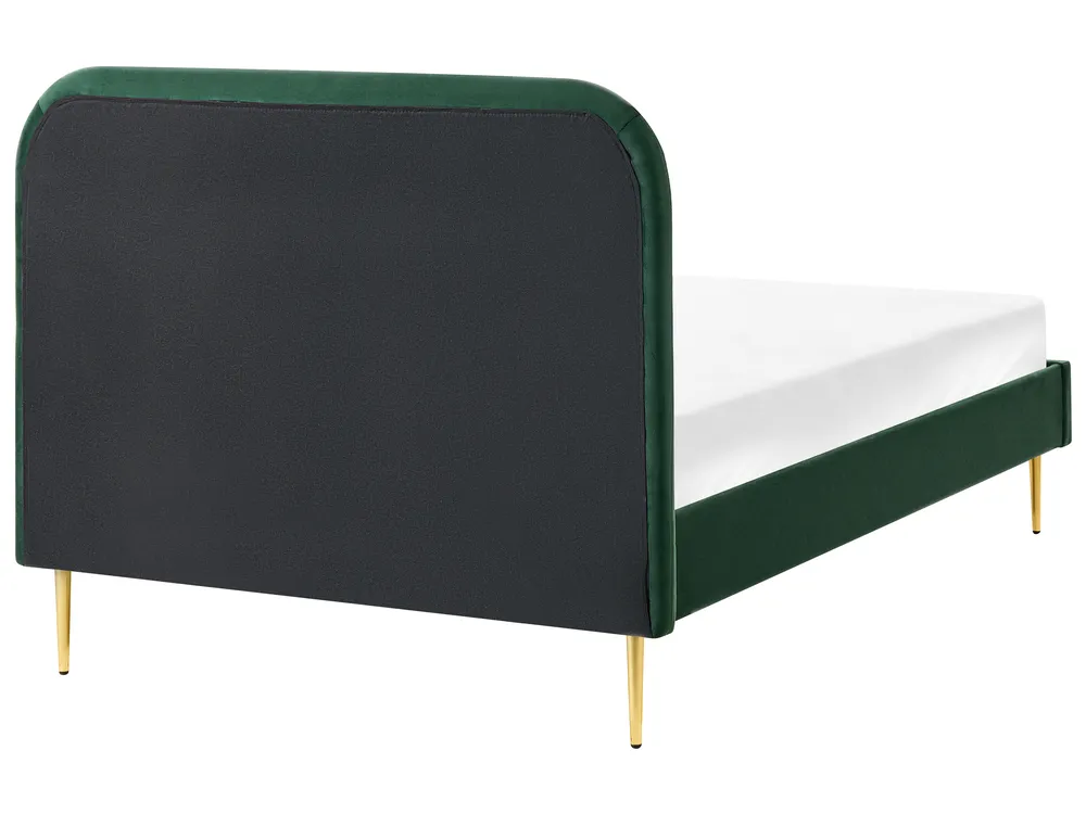 Bed Velvet FLAYAT 120 x 200 cm (EU Small Double) Dark Green_1024380