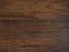 Schreibtisch weiss / dunkler Holzfarbton 120 x 60 cm DESE_791168