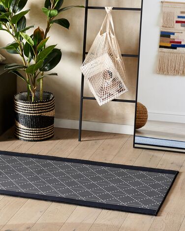 Runner Rug 60 x 200 cm Navy Blue CHARVAD