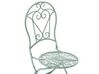 Metal Garden Bistro Set Green TRENTO_774540